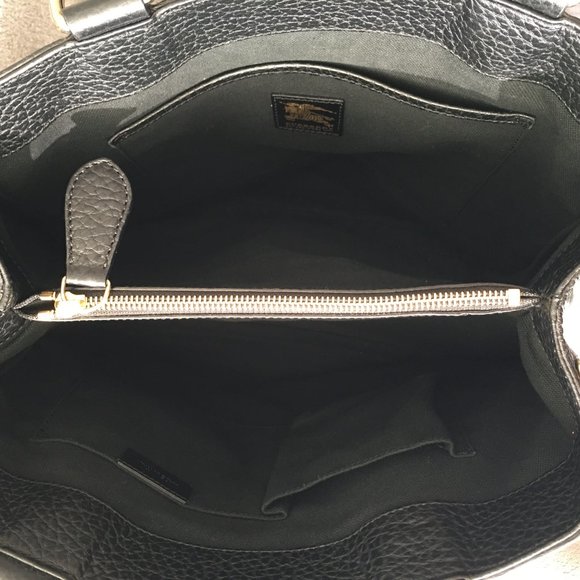 Vintage BEIGE HAYMARKET CHECK POCKET TOTE - Picture 5 of 14